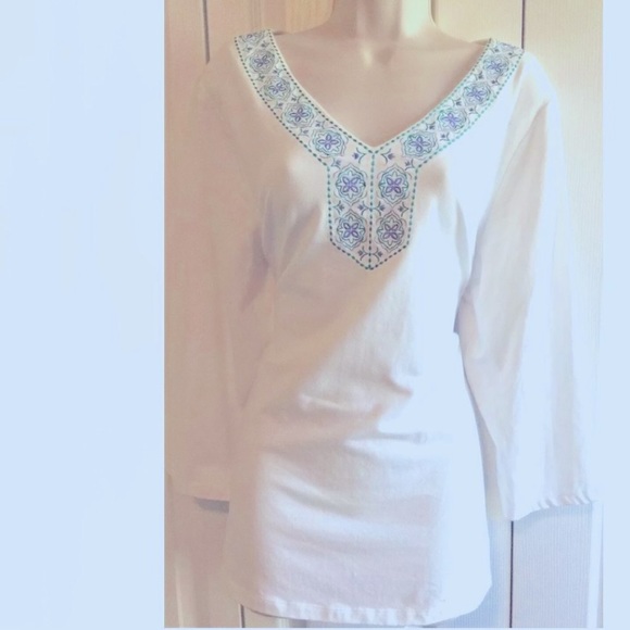 Toffee & Apple Tops - Toffee & Apple Tunic V-Neckline Blouse SZ XXL NWT